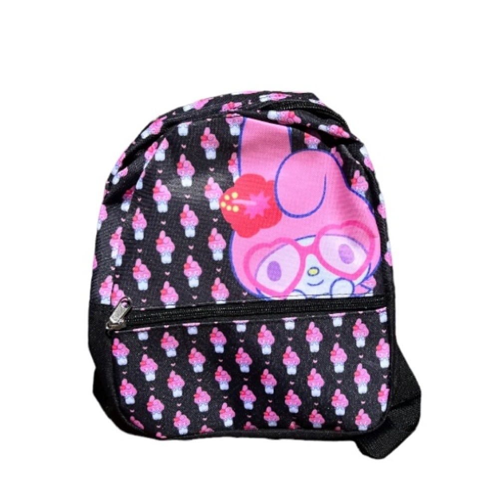My Melody Black & Pink Mini Backpack